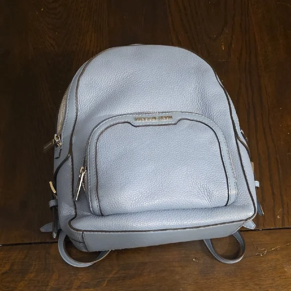 Michael Kors Jaycee Medium Zip Pocket Backpack Chambray - Picture 3 of 7